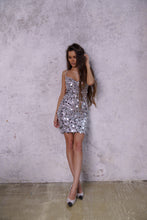 Load image into Gallery viewer, Rita Silver Dress
