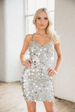 Load image into Gallery viewer, Rita Silver Dress
